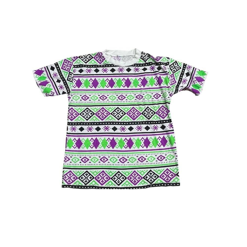Vintage 90s All-Over Print Graphic Tee –‎ No Tag